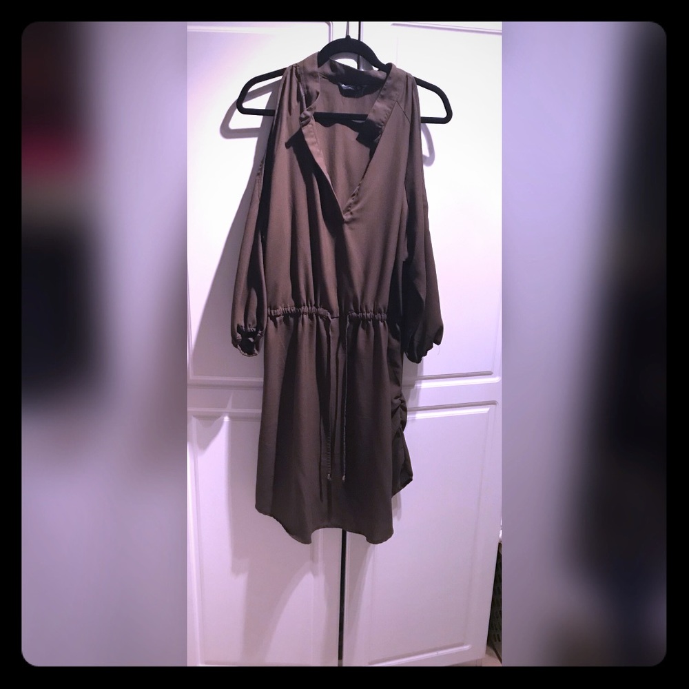 Cold shoulder dress